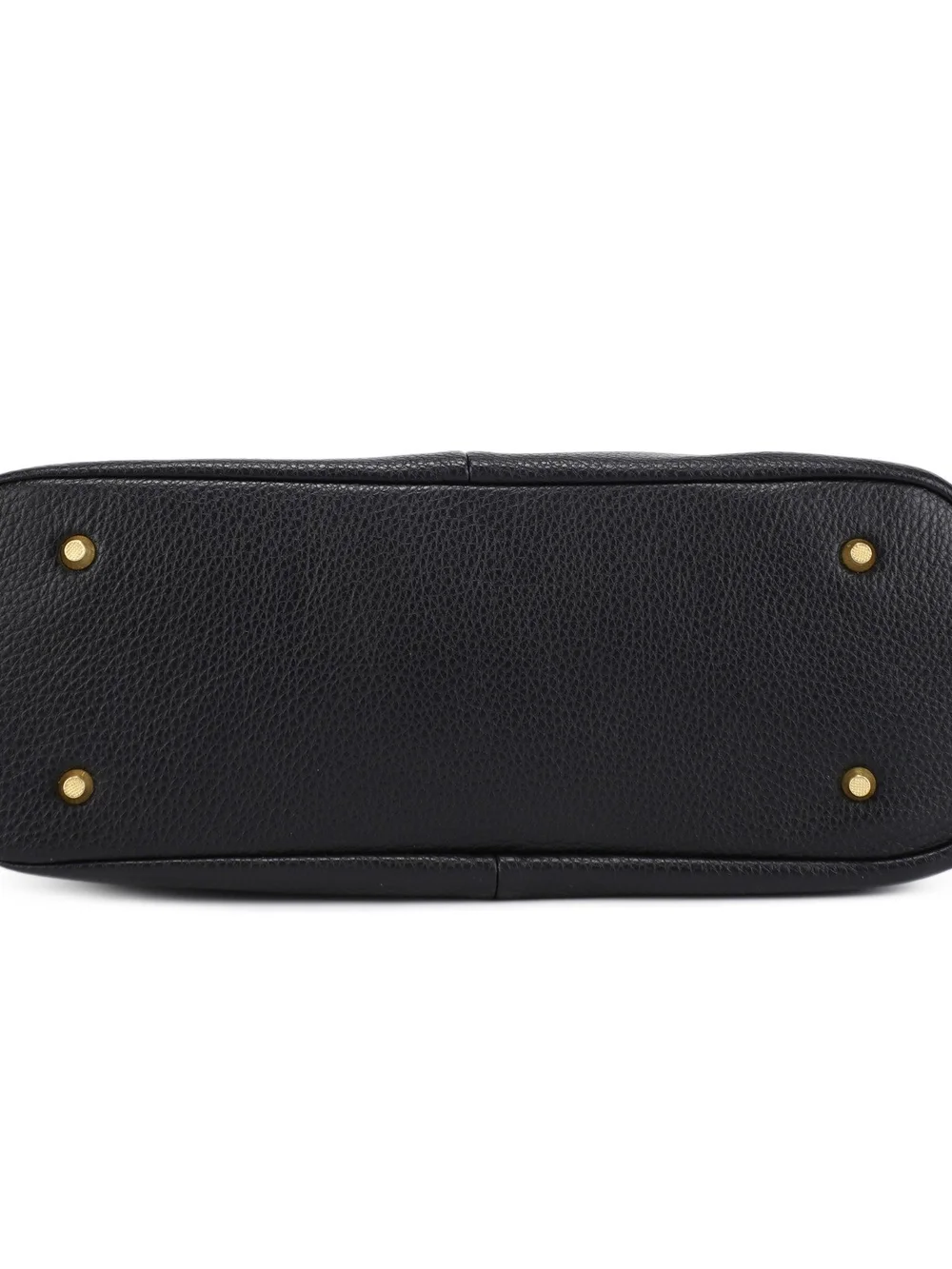 Vegan Leather Hobo Bag with Gold Handle, Coffee, Dark Brown or Black